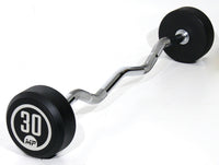Muscle Power Vaste Curl Halterstang Rubber - 30 kg - Hoofdafbeelding