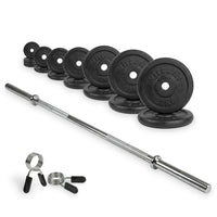 VirtuFit Gietijzeren Halterset - 120kg - Hoofdafbeelding