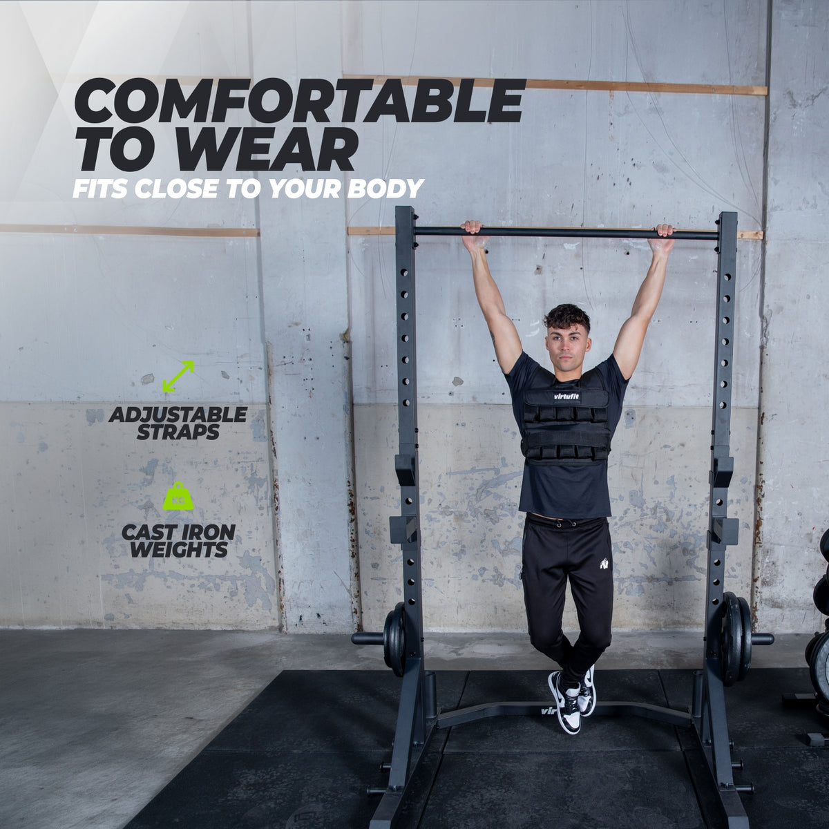 VirtuFit Verstelbaar Gewichtsvest Pro - 20 kg