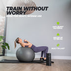 VirtuFit Anti-Burst Fitnessbal Pro - Gymbal - Swiss Ball - met Pomp - Zwart - 45 cm