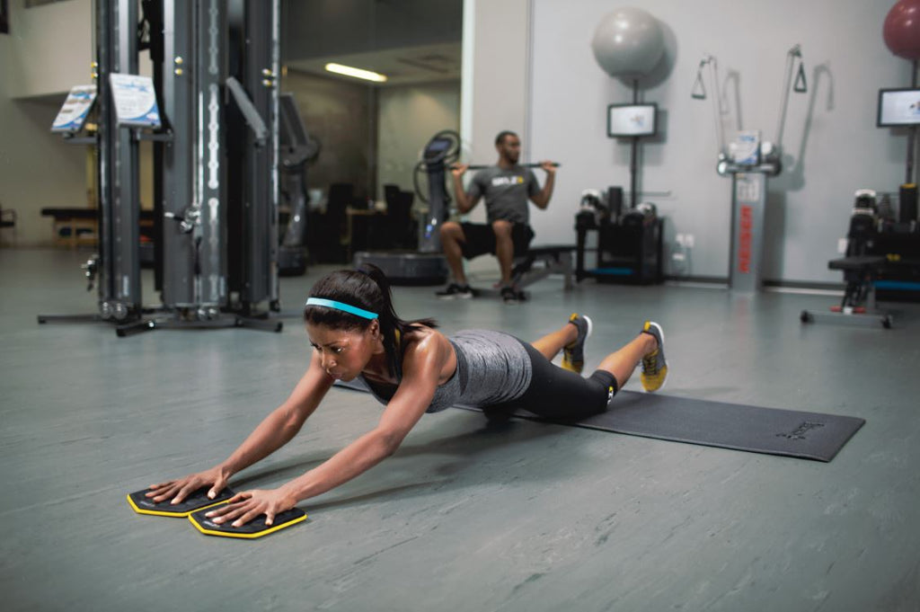 SKLZ Slidez Stabiliteitsschijven - In gebruik