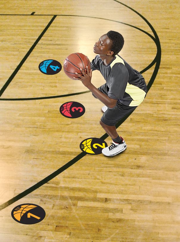 SKLZ Basketbal Shot Spotz - In gebruik