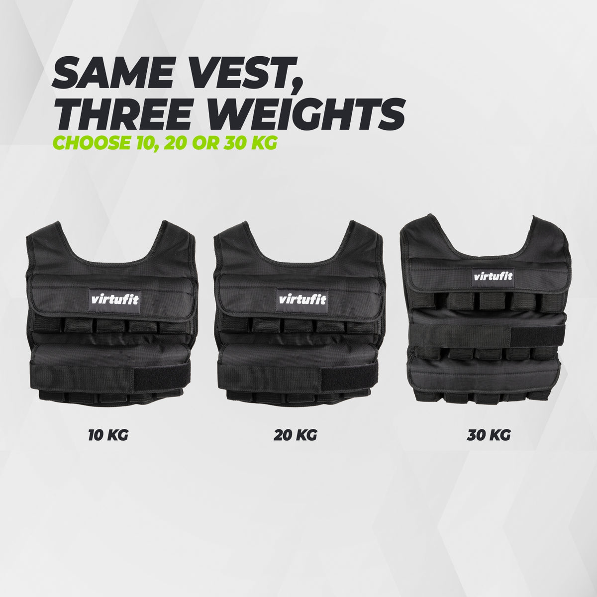 VirtuFit Verstelbaar Gewichtsvest Pro - 20 kg