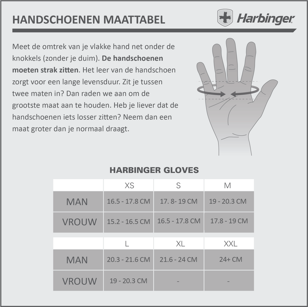 Harbinger Women's Power Stretchback Fitness Handschoenen - Zwart/Blauw - Detail