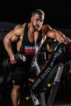 Gorilla Wear Functional Gym Towel - handdoek - Zwart/Rood - Afbeelding 6