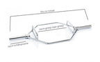 Muscle Power Olympische Hex Bar - Shrug Bar - Trap Bar - 160 cm - In gebruik
