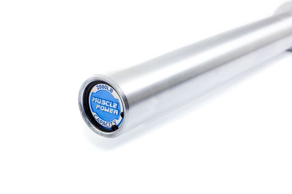 Muscle Power Olympische Crossfit Bar - Zwart/Chroom - 220 cm - Afbeelding 6