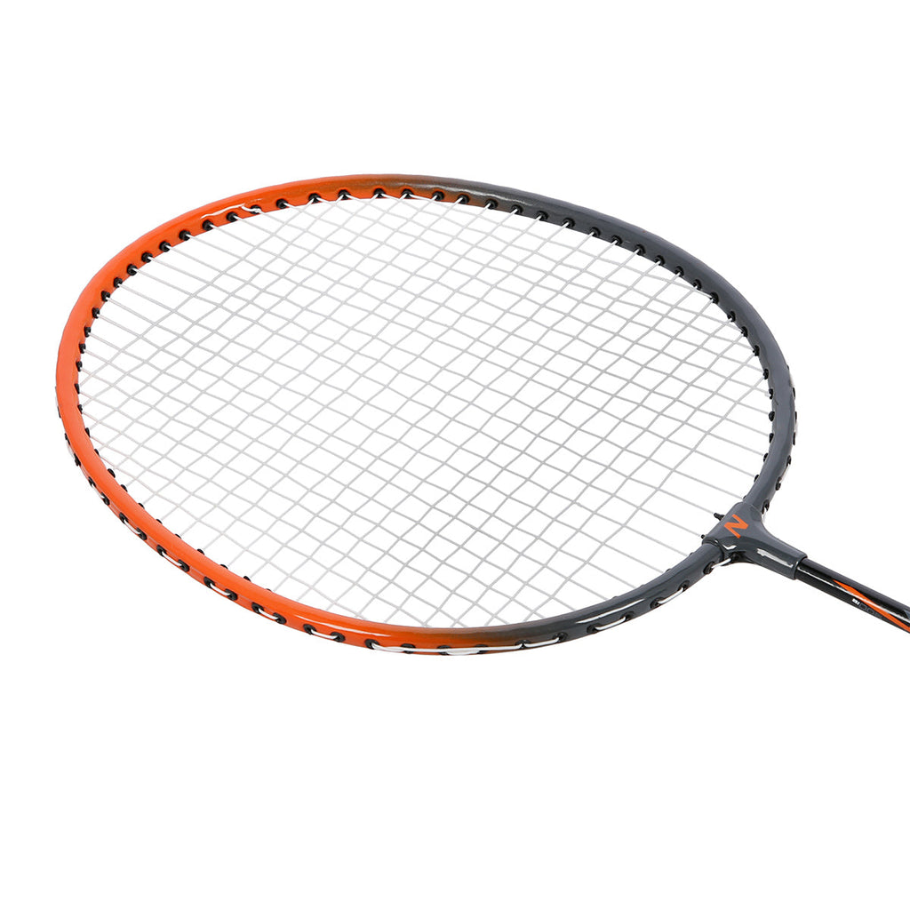 NILS Badminton Set - 2 Rackets en Opberghoes - Aanzicht