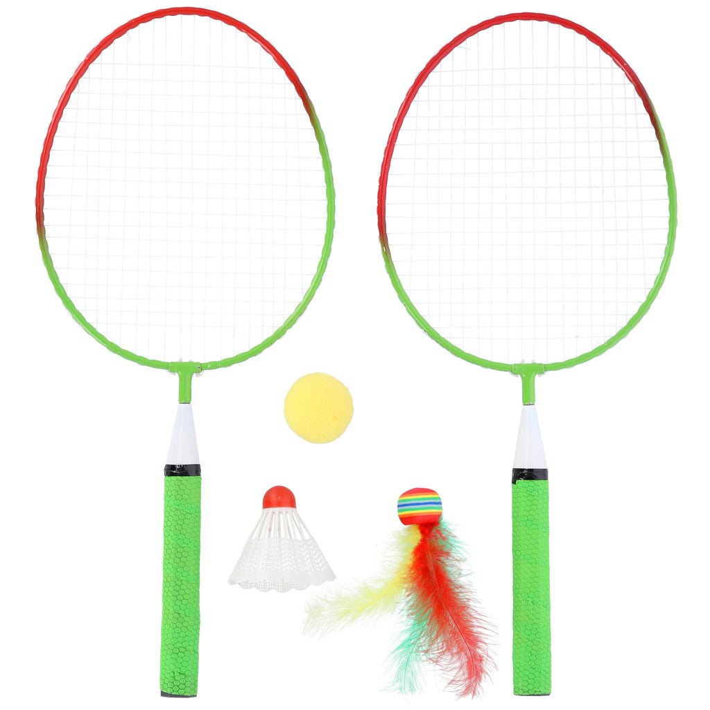 NILS Junior Badminton Set - 2 Rackets en Shuttles - Hoofdafbeelding