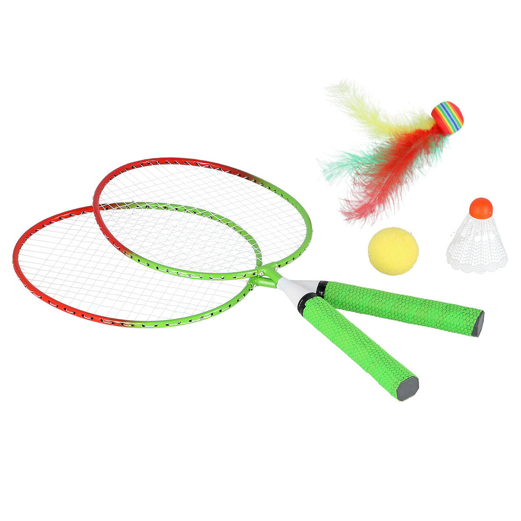 NILS Junior Badminton Set - 2 Rackets en Shuttles - Afbeelding 5