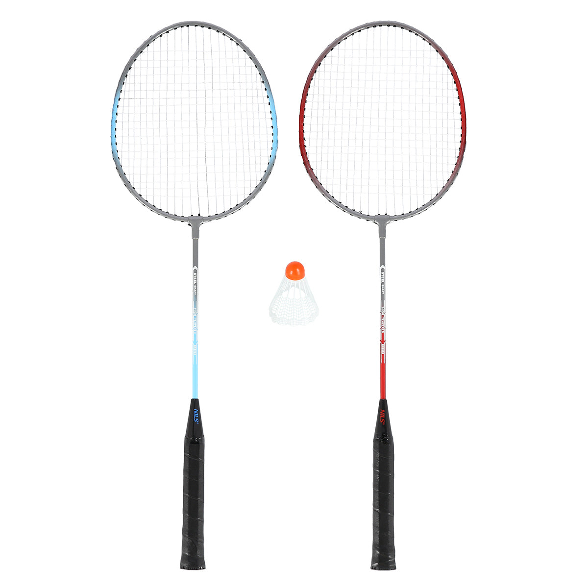 NILS Badminton Set - 2 Rackets en Shuttle - Hoofdafbeelding