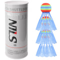 NILS Nylon Shuttles met LED - Lichtblauw - 3 Stuks - Hoofdafbeelding