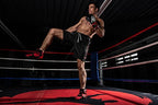 Gorilla Wear Functional Mesh Shorts - Zwart/Rood - Afbeelding 9