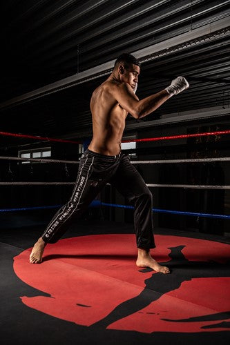 Gorilla Wear Functional Mesh Trainingsbroek - Zwart/Rood - Afbeelding 9