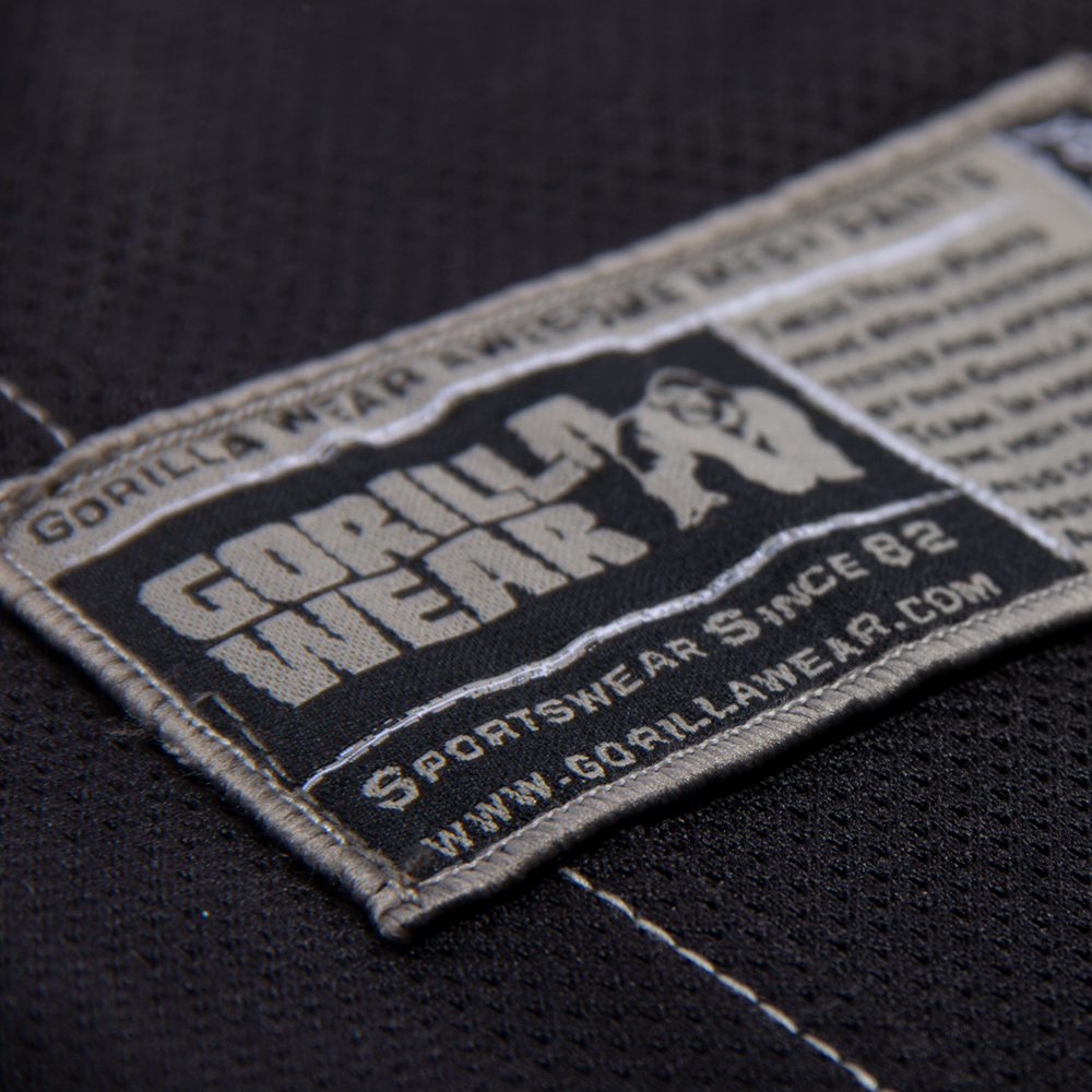 Gorilla Wear Logo Mesh Trainingsbroek - Zwart - Logo