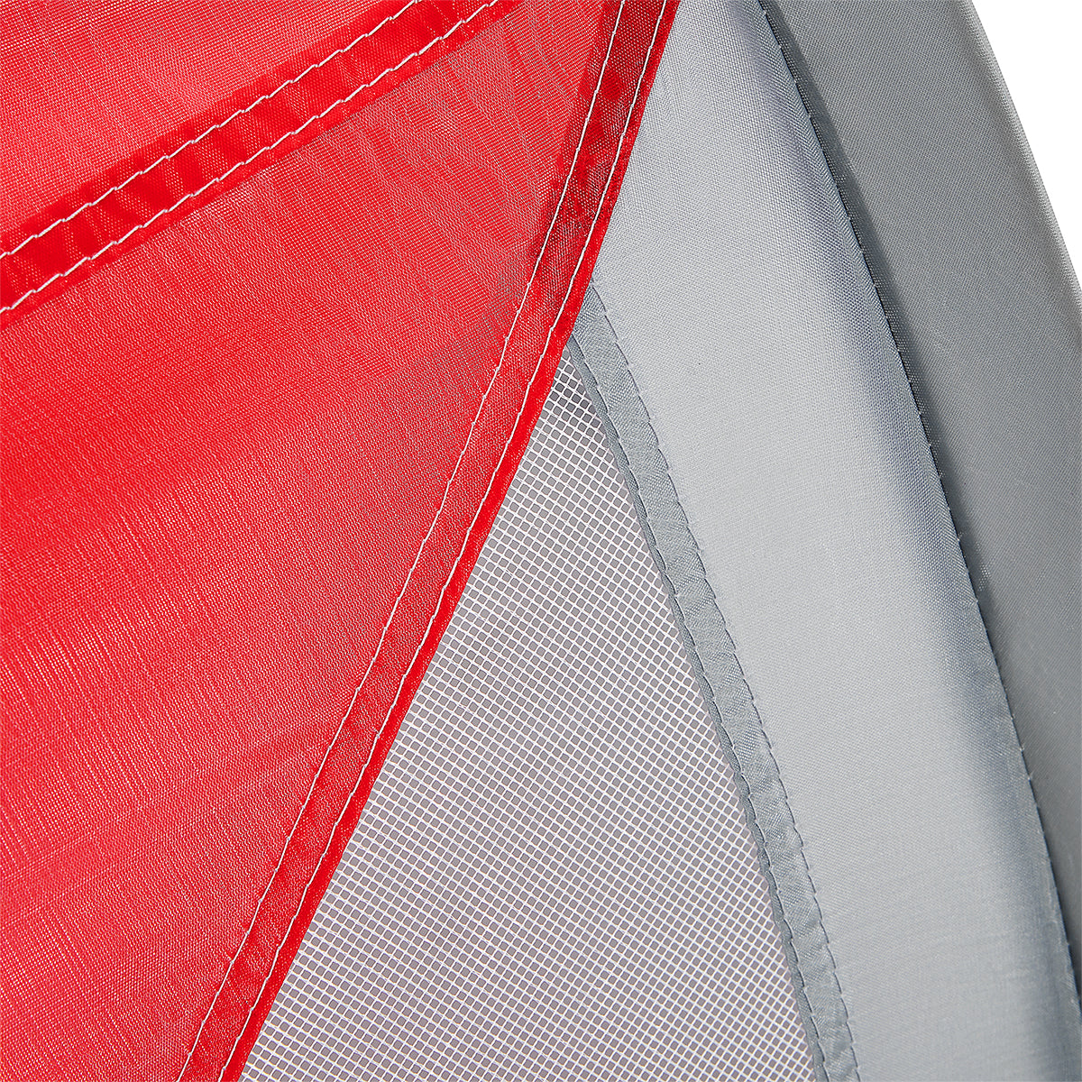 NILS Camp Pop-up Strandtent - Rood/Grijs - Afbeelding 9