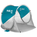 NILS Camp Pop-up Strandtent - Blauw/Grijs - Hoofdafbeelding