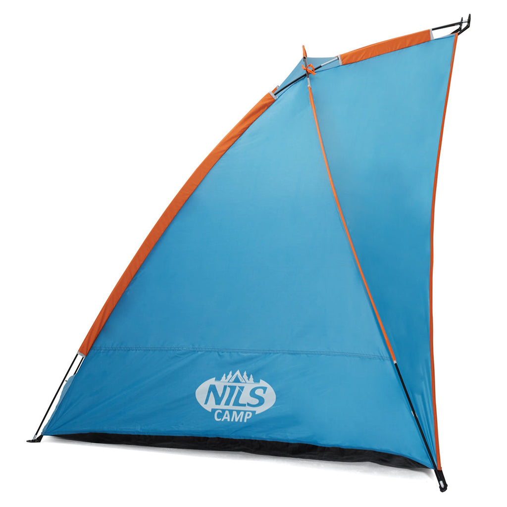 NILS Camp Strandtent - Blauw - In gebruik