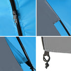 NILS Camp Highland Campingtent - Grijs/Blauw - Afbeelding 8