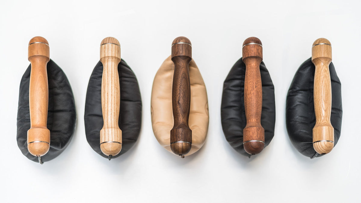 Nohrd Swing Bell - Set van 2 - Walnoot - Detailopname