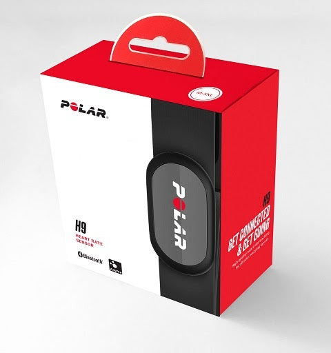 Polar H9 Hartslagsensor - Borstband - Zwart - In gebruik