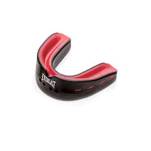 Everlast Evershield Double Gebitsbeschermer - Zwart/Rood - One Size - Productafbeelding