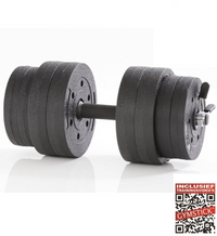 Gymstick Active Verstelbare Vinyl Dumbbell - 15 kg - Hoofdafbeelding