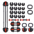 HMS 3-in-1 Verstelbare Dumbbell Set - 43,5 kg - Hoofdafbeelding