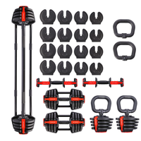 HMS 3-in-1 Verstelbare Dumbbell Set - 43,5 kg - Hoofdafbeelding