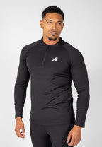 Gorilla Wear Hamilton Hybrid Longsleeve - Zwart - Hoofdafbeelding