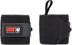 Gorilla Wear Basic Wrist Wraps - Zwart/Rood - Hoofdafbeelding