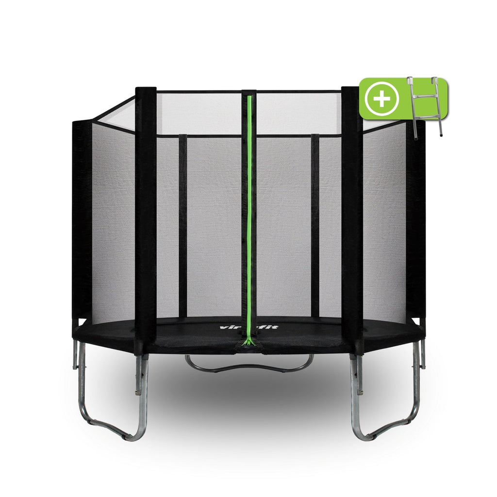 VirtuFit Trampoline met Veiligheidsnet - Zwart - 251 cm - Hoofdafbeelding