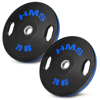 HMS Olympische Halterschijf Set - 2 x 20 kg - Blauw - Hoofdafbeelding