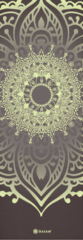 Gaiam Yoga Mat - Cool Matcha Sundial Layers - 5 mm - Productafbeelding