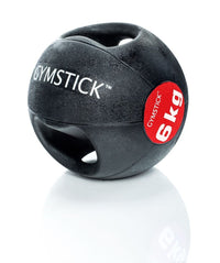 Gymstick medicijnbal met handvaten - 6 kg - Productafbeelding