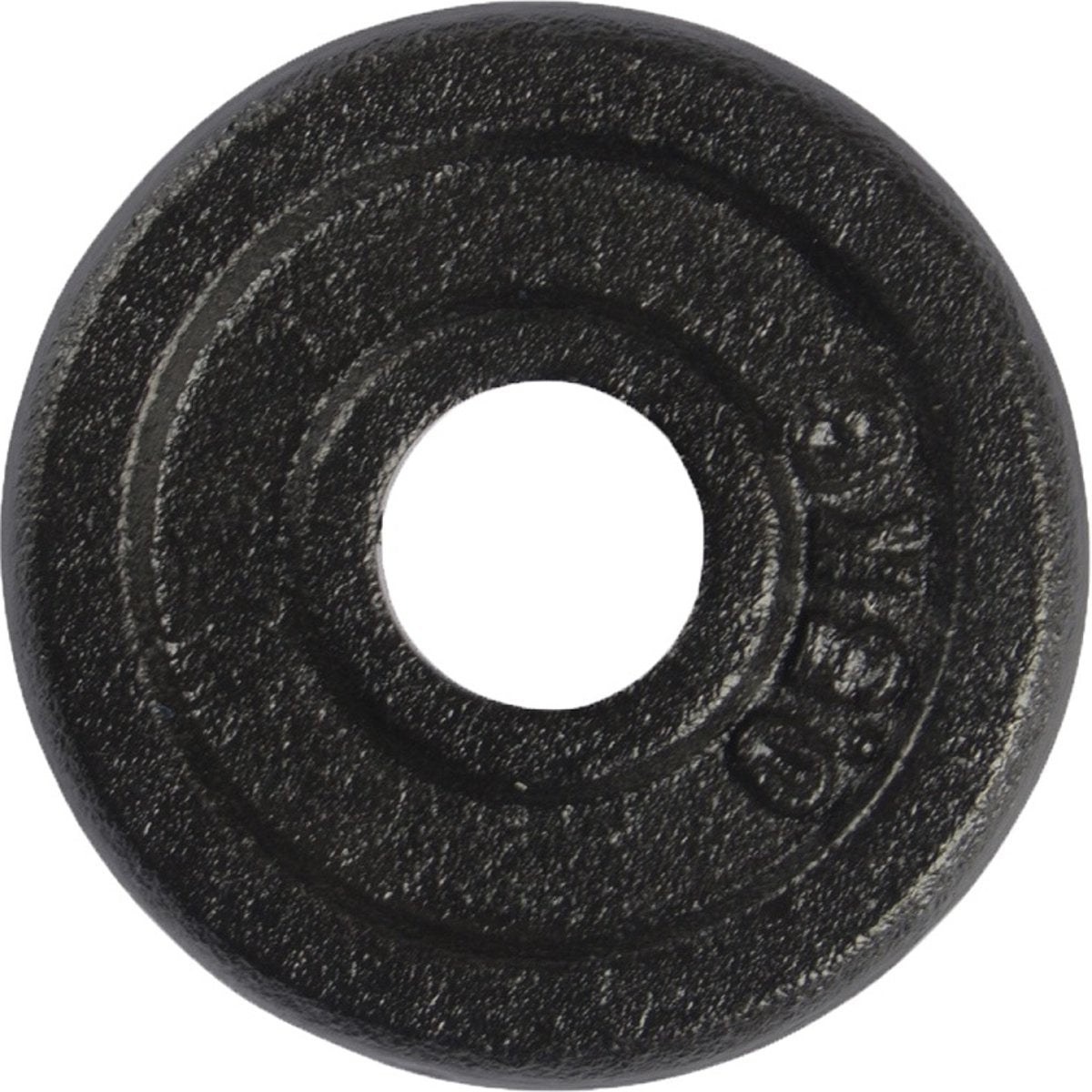 VirtuFit Gietijzeren Halterschijf - Halter gewicht - 30 mm - 0.5 kg - Zwart - Set van 2 - Productafbeelding