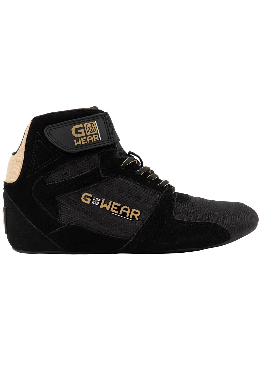 Gorilla Wear Gwear Pro High Tops Sportschoenen - Zwart/Goud - Hoofdafbeelding