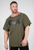 Gorilla Wear Classic Work Out Top - Legergroen - Hoofdafbeelding
