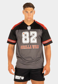 Gorilla Wear Tyler Football Jersey - Zwart/Rood - Hoofdafbeelding