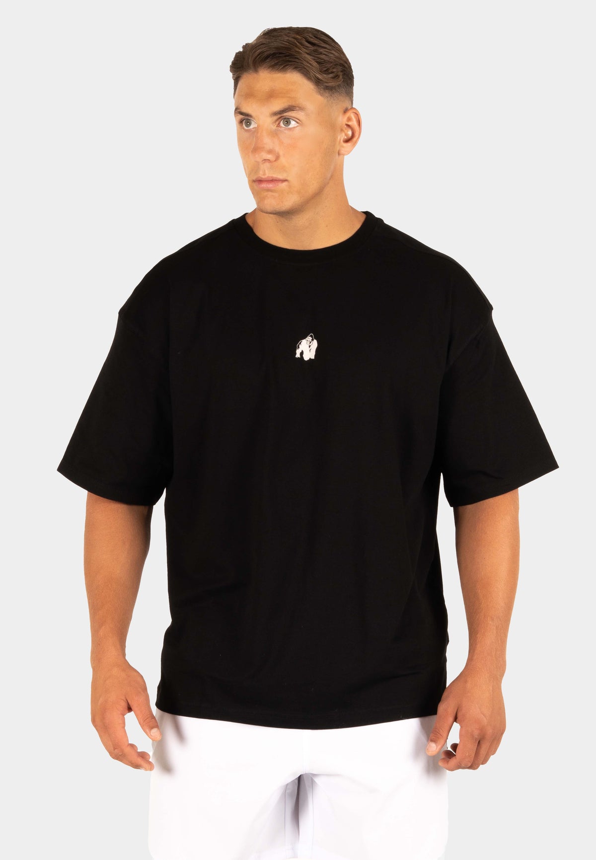 Gorilla Wear Philip Oversized T-shirt - Zwart - Hoofdafbeelding