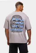 Gorilla Wear Macon Oversized T-shirt - Lichtgrijs - Hoofdafbeelding