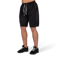 Gorilla Wear Functional Mesh Shorts - Zwart/Rood - Hoofdafbeelding