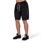 Gorilla Wear Functional Mesh Shorts - Zwart/Rood - Hoofdafbeelding
