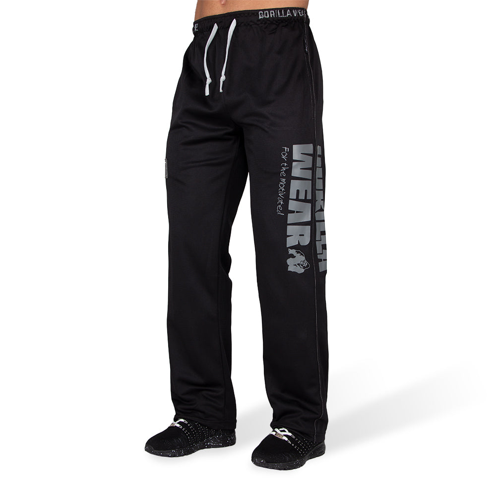Gorilla Wear Logo Mesh Trainingsbroek - Zwart - Logo