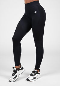 Gorilla Wear Whitney Seamless Leggings - Zwart - Hoofdafbeelding