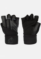 Gorilla Wear Dallas Wrist Wrap Handschoenen 2.0 - Zwart/Grijs - Hoofdafbeelding