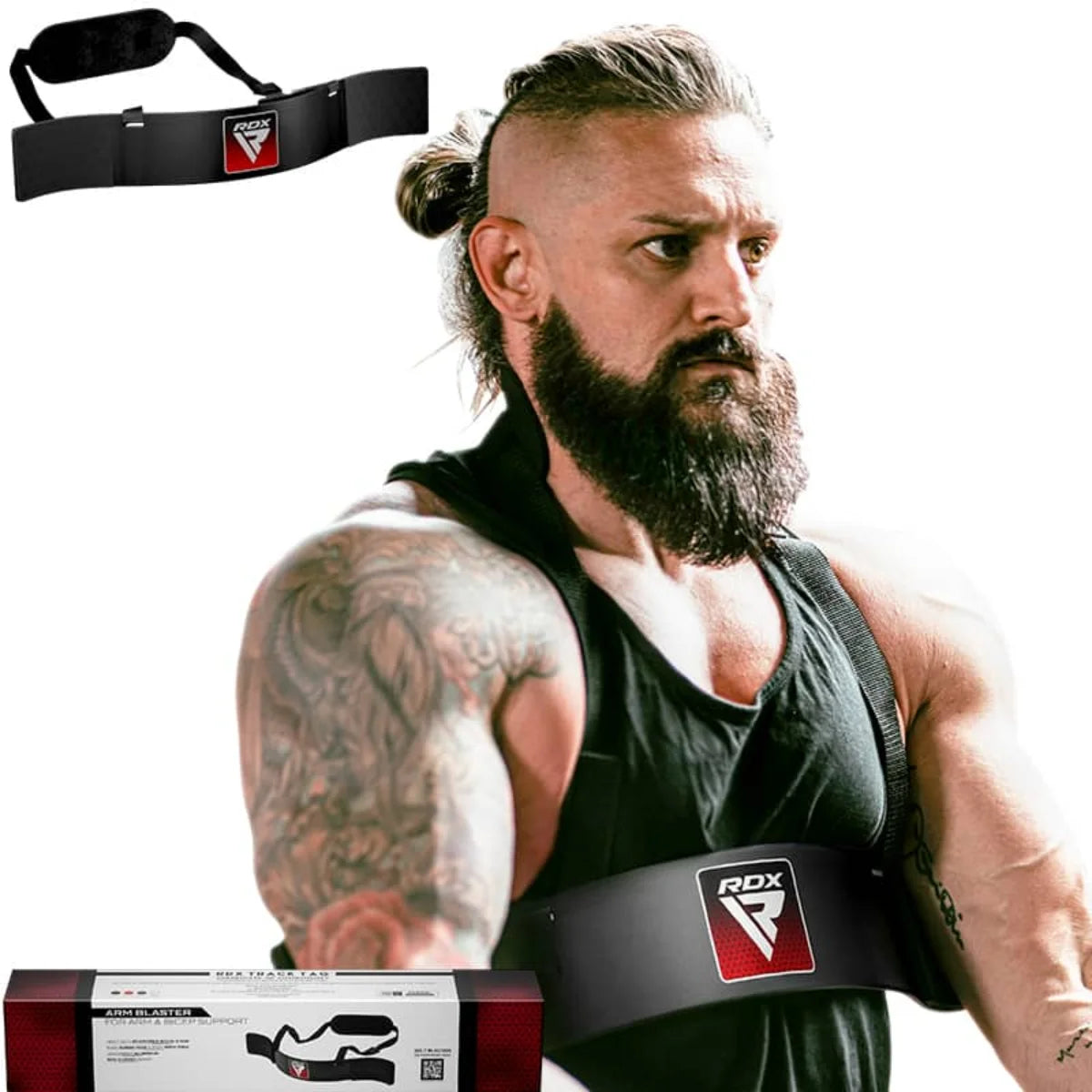 RDX Sports T2 Arm Blaster - Bicep Trainer - Zwart - Hoofdafbeelding