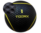 Toorx Fitness Medicine Ball - Zwart/Geel - 1 kg - Hoofdafbeelding