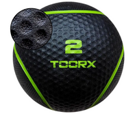 Toorx Fitness Medicine Ball - Zwart/Groen - 2 kg - Hoofdafbeelding