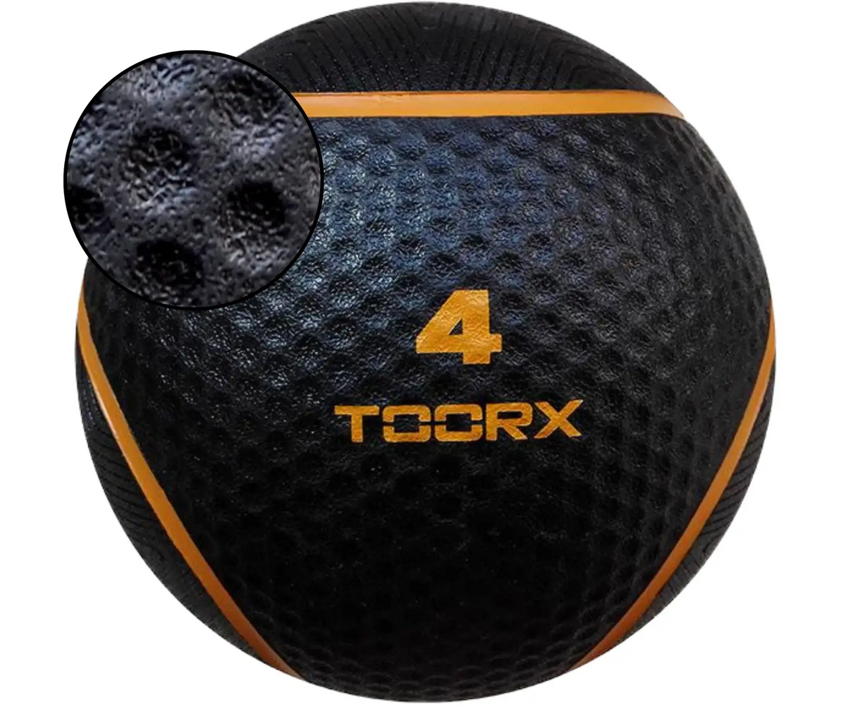 Toorx Fitness Medicine Ball - Zwart/Oranje - 4 kg - Hoofdafbeelding